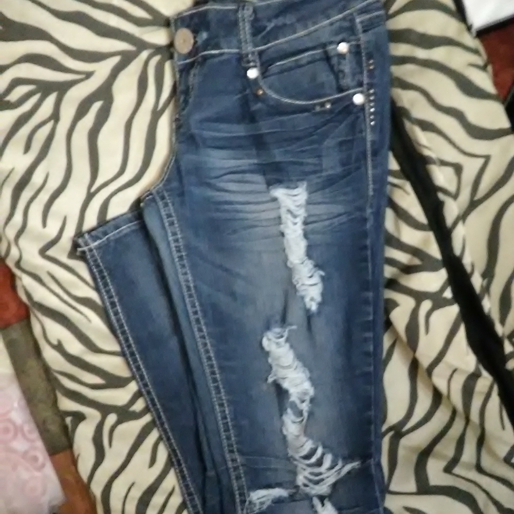 Almost Famous Distressed Jeans